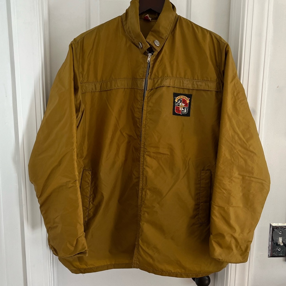Vintage USCG Stearns Type III Flotation Jacket Olive/Brown Sz L Made in‎ USA